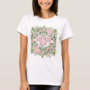 Blommig Mamma T Shirt