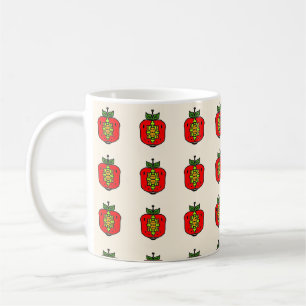 Blommig Mandala-mönster Kaffemugg