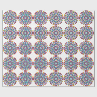 Blommig mandala presentpapper