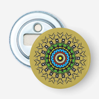Blommig Mandala Sömlös Flasköppnare