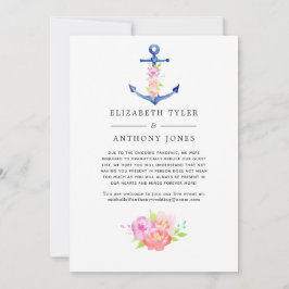 Blommig Marin Minskad Gästlista Meddelande