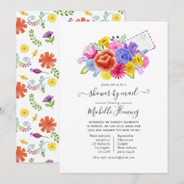 Blommig mexikansk fiesta-babyshower via post inbjudningar