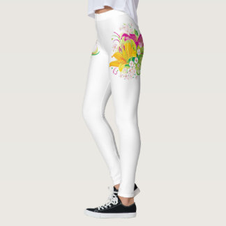Blommig Mode 15 Leggings