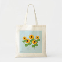 Blommig modern akvarell kvinnlig elegant totebag
