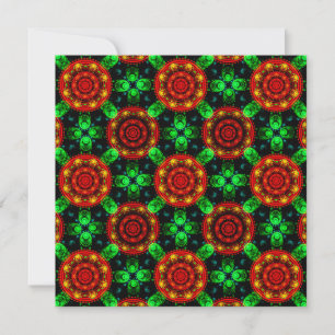 Blommig Modern Boho Elegant Abstrakt Mönster #504