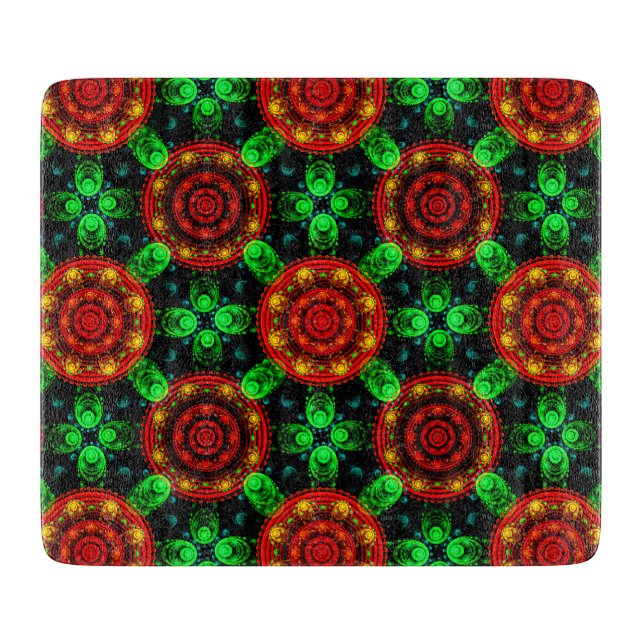 Blommig Modern Boho Elegant Abstrakt Mönster #504 (Framsidan)