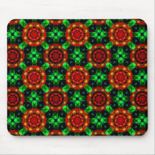 Blommig Modern Boho Elegant Abstrakt Mönster #504 Musmatta