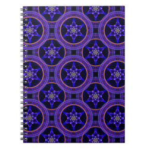 Blommig Modern Boho Elegant Abstrakt Mönster #505 Anteckningsbok