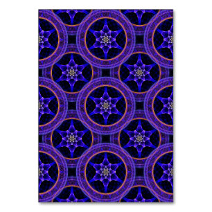 Blommig Modern Boho Elegant Abstrakt Mönster #505 Bordsnummer