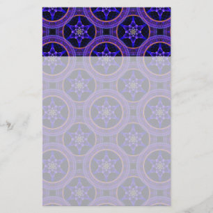 Blommig Modern Boho Elegant Abstrakt Mönster #505 Brevpapper