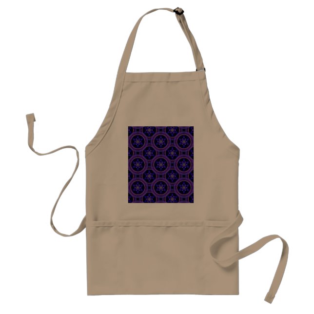Blommig Modern Boho Elegant Abstrakt Mönster #505 Förkläde (Framsidan)