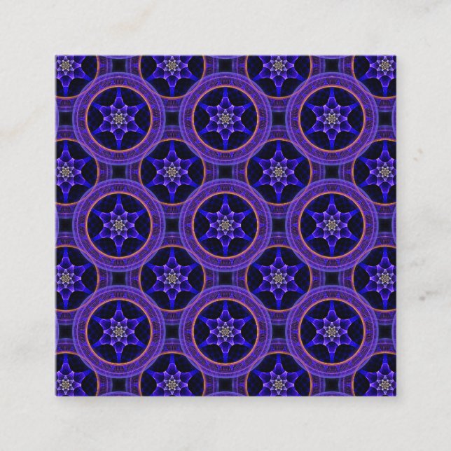 Blommig Modern Boho Elegant Abstrakt Mönster #505 Tilläggskort (Framsida)