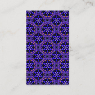 Blommig Modern Boho Elegant Abstrakt Mönster #505 Visitkort