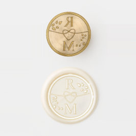 Blommig Monogram Bröllop