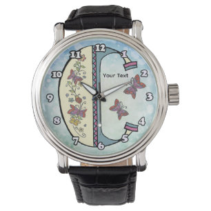 blommig Monogram C Armbandsur