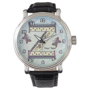 blommig Monogram Z Armbandsur