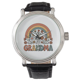 Blommig Mormor Armbandsur
