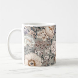 Blommig mugg