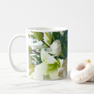 Blommig mugg