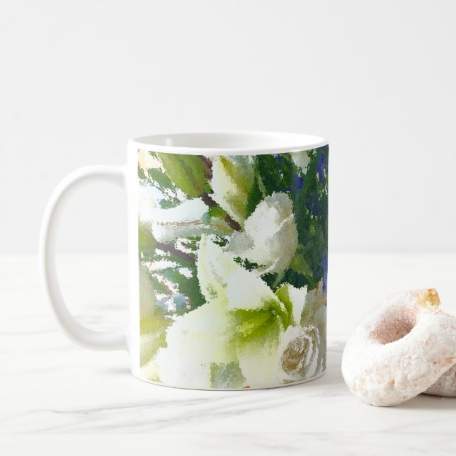 Blommig mugg (Med munk)