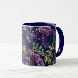 Blommig mugg
