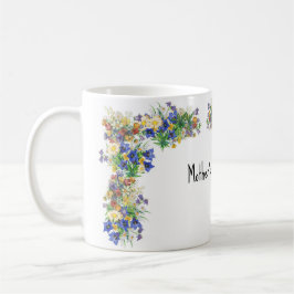 Blommig mugg