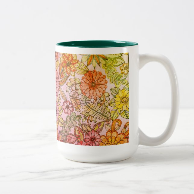 Blommig mugg 2 (Höger)