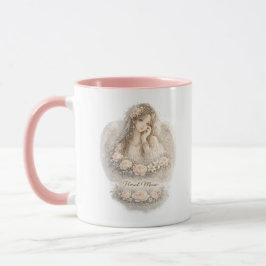 Blommig Muse Änglakopp Mugg