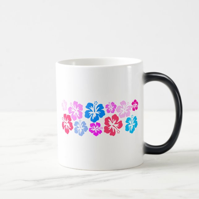 Blommig och rosa magisk mugg (Höger)