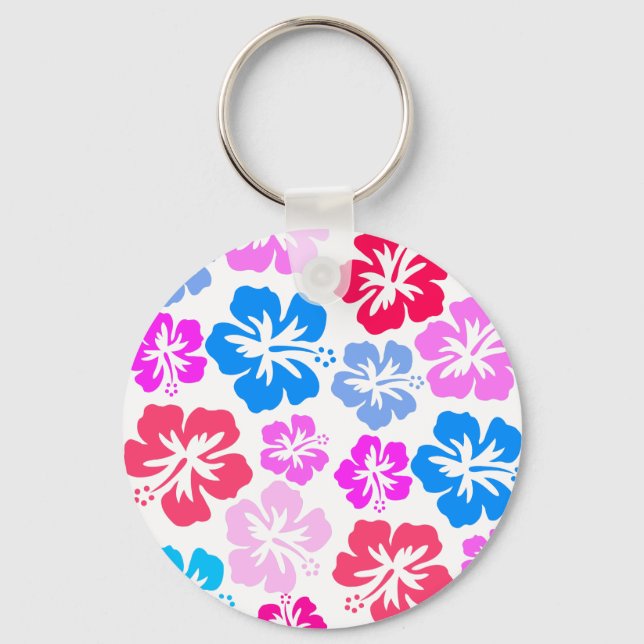 Blommig och rosa nyckelring (Framsida)
