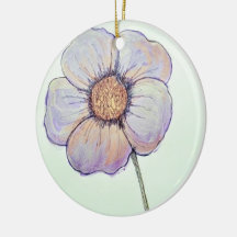 Blommig ornament