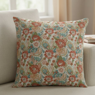 Blommig Paisley Morsdagspresent till Mamma Kudde