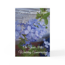 Blommig Personlig 20-års bröllopsdag