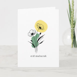 Blommig Poppy Serenitet Kort Eid etc.