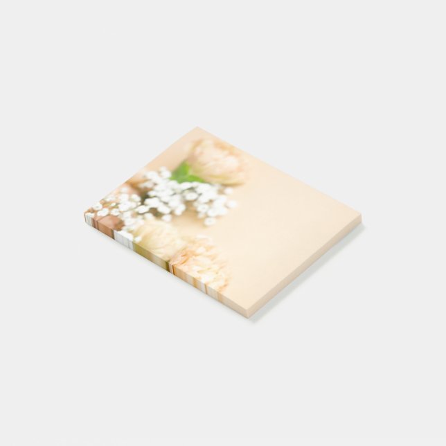 Blommig  post-it block (Vinklad)