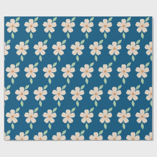 Blommig presentpapper
