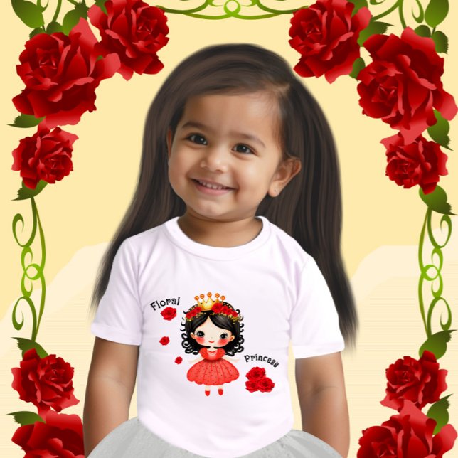 Blommig prinsessa t shirt (Skapare uppladdad)