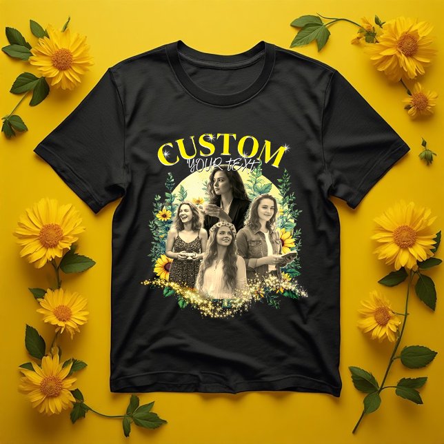 Blommig ram skräddarsydd bildskjorta t shirt (Skapare uppladdad)