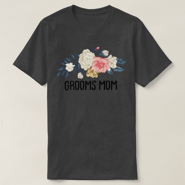 Blommig rolig faderns mamma t shirt (Design framsida)