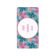 Blommig rosa anpassad mor