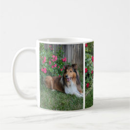 Blommig Sheltie Kaffemugg