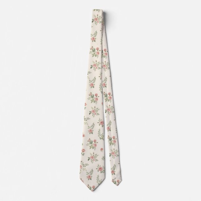 blommig slips designad med blommor (Framsida)