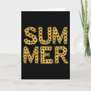 Blommig sommarbrev - Sommar med akvarell Kort