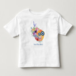 Blommig söt samling av små killar Personliggör T Shirt