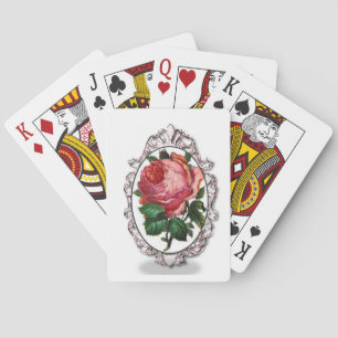 Blommig spelkortlek casinokort