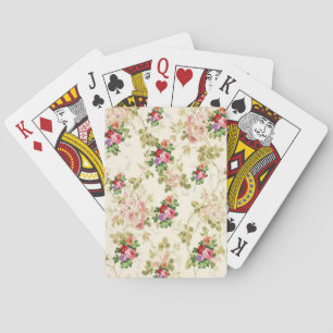 Blommig spelkortlek casinokort