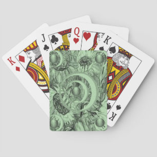 Blommig spelkortlek spel kort