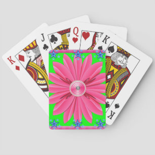 Blommig spelkortlek spelkort