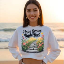Blommig Stigförvandling T Shirt
