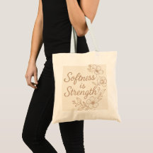 Blommig stor shoppingväska Feministisk present